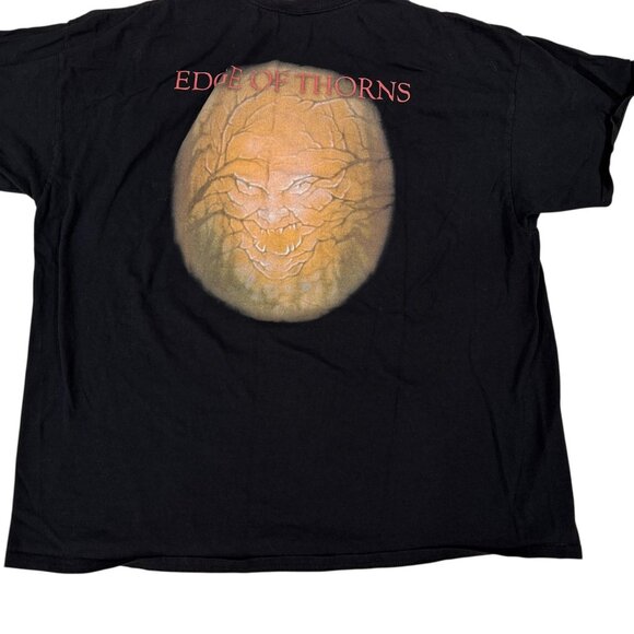 Savatage Edge of Thorns T-Shirt 2XL Black Heavy Metal Band Tee Gildan Reprint - Picture 6 of 10
